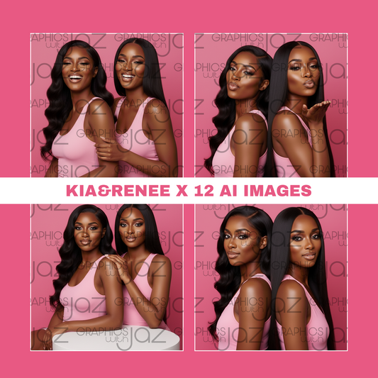 Kia and Renee Stock Images