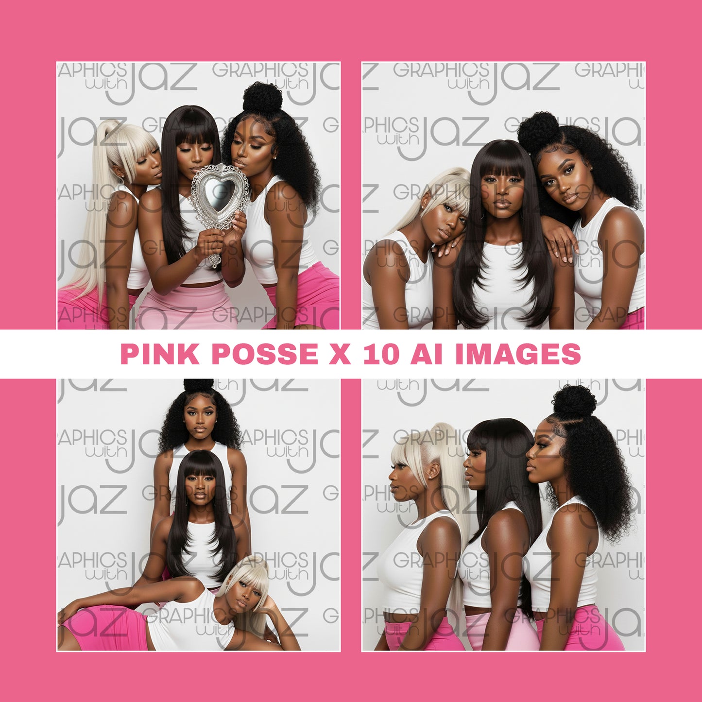 Pink Posse Stock Images