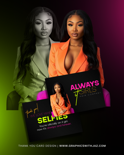 Business and Thank You Card [Design Only]